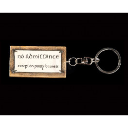 Lord of the Rings Key Ring No Admittance 6 cm